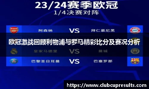 欧冠激战回顾利物浦与罗马精彩比分及赛况分析